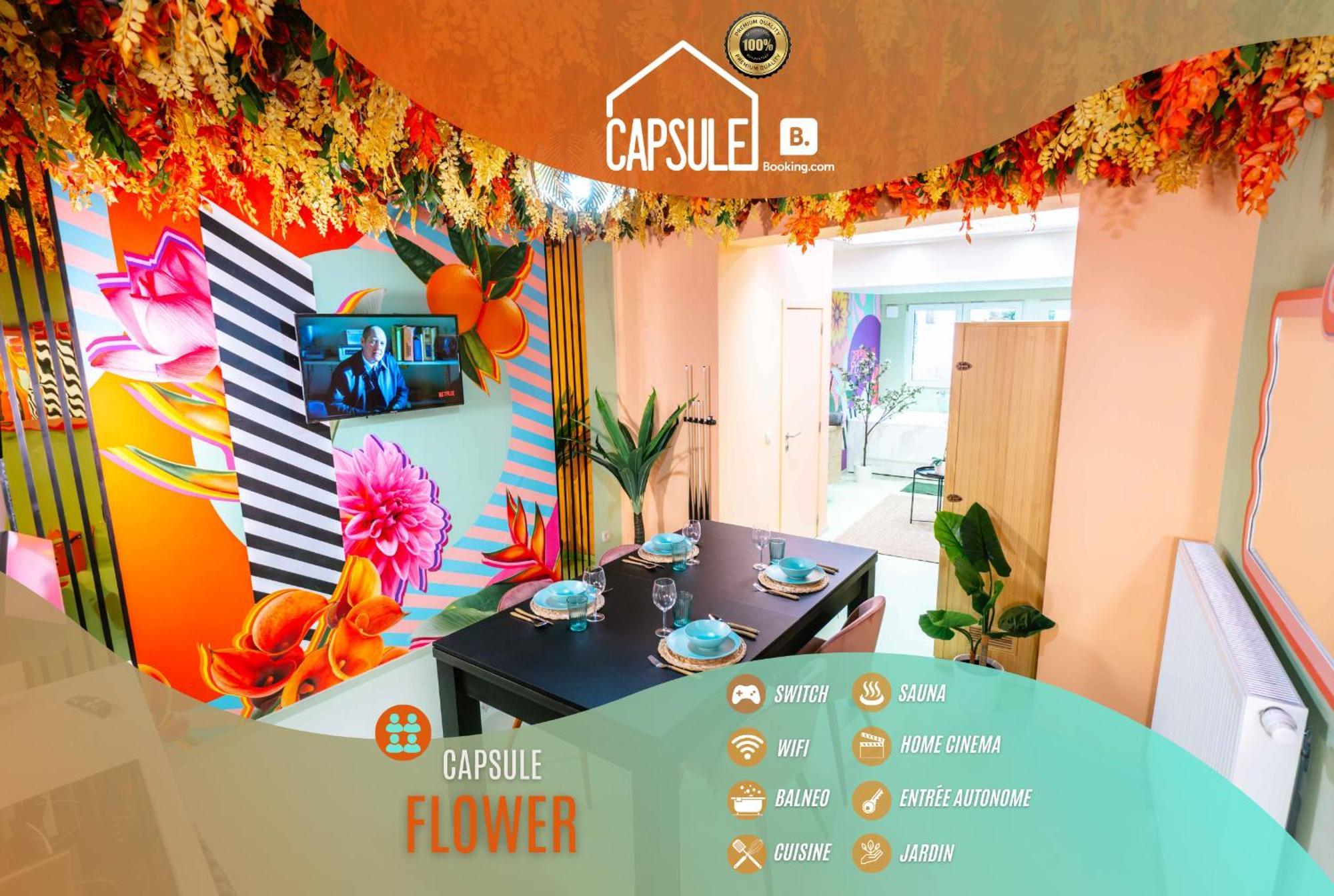 Capsule Flower - Balneo - Cinema - Billard - Nintendo Switch - Mons Centre Экстерьер фото